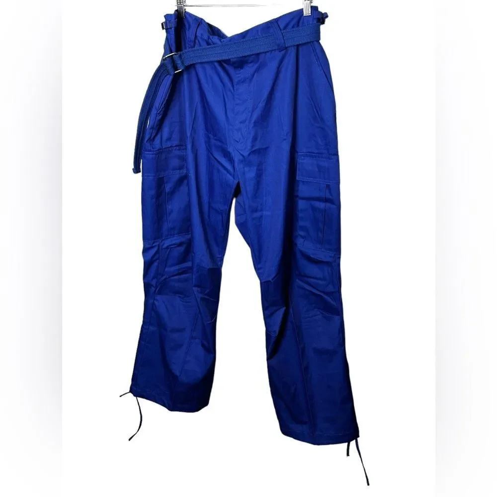 REGAL WEAR CARGO TWILL PANTS WITH BELT - ROYAL 42 32